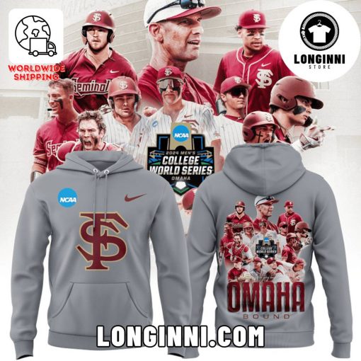 FS Florida State Seminoles Omaha Bound Baseball Limited Edition Hoodie Set 2024 Hoodie