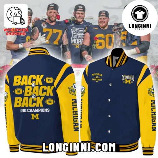 Rose Bowl Michigan Wolverines Game Champions Just Won More Bomber Baseball Jacket