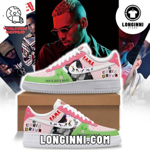 Chris Brown F.A.M.E Air Force 1 Sneaker Custom