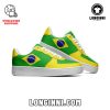 Brazil Flag Custom Air Jordan Sneaker