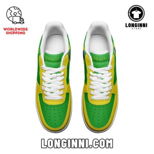 Brazil Flag NAF Custom Air Force Sneaker