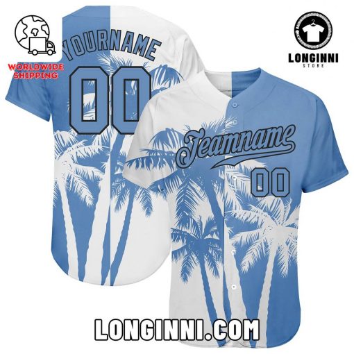 Custom 3D Hawaii Coconut Trees Summer Vibes Baseball Jersey