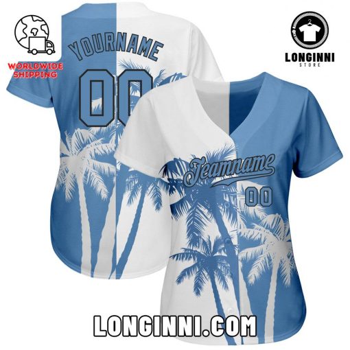Custom 3D Hawaii Coconut Trees Summer Vibes Baseball Jersey