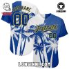 Custom 3D Hawaii Coconut Trees Summer Vibes Baseball Jersey