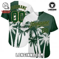 Custom 3D Hawaii Coconut Trees Summer Vibes Baseball Jersey