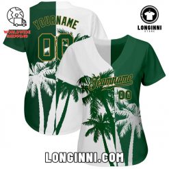 Custom 3D Hawaii Coconut Trees Summer Vibes Baseball Jersey