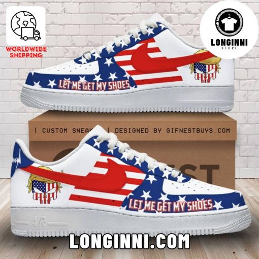 Donald Trump-USA Flag Custom Air Force Sneaker