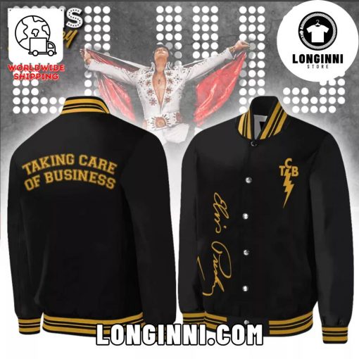 Elvis Presley – Taking Care Of Business Bomber Baseball Jacket