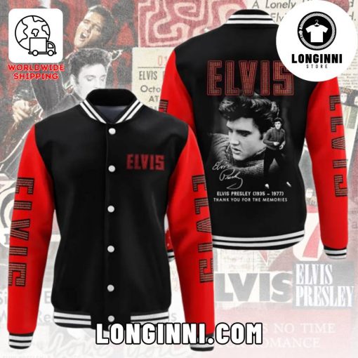 Elvis Presley Memories Bomber Baseball Jacket