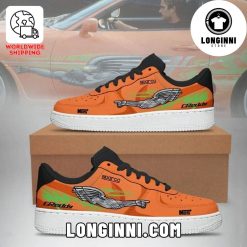 FAST and FURIOUS GReddy Orange Custom Air Force Sneaker