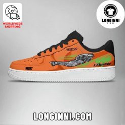 FAST and FURIOUS GReddy Orange Custom Air Force Sneaker