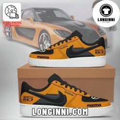 FAST and FURIOUS Mazda Sparco RX-7 Orange Custom Air Force Sneaker