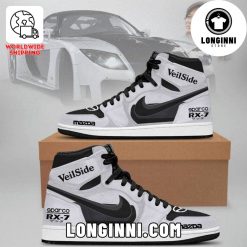 Fast and Furious Sparco Mazda RX-7 Grey Black Cusotm Air Jordan Sneaker