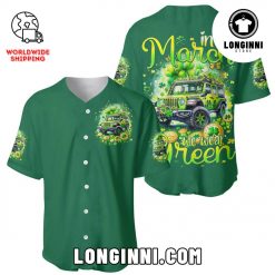 Irish Jeep In March We Wear Green Baseball Jersey