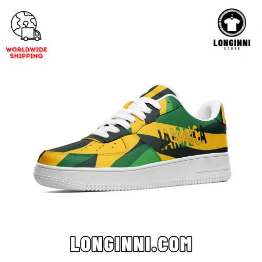 Jamaika Flag Custom Air Force Sneaker