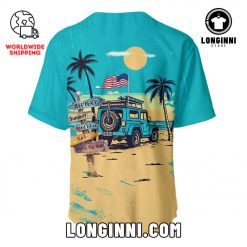 Jeep Beach Baseball Jersey Summer Good Vibes For Men and Women 33