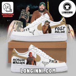 Post Malone and Morgan Wallen Premium For Fans Custom Air Force Sneaker