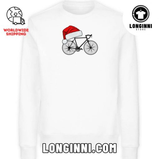 Santa Hat and Bike Sweater Shirt