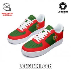 Portugal Flag Custom Air Force Sneaker