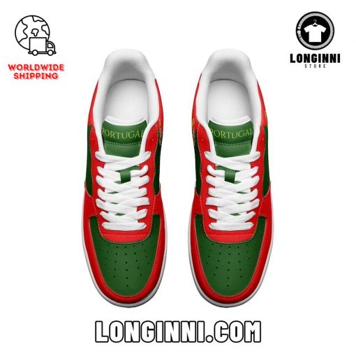 Portugal Flag Custom Air Force Sneaker