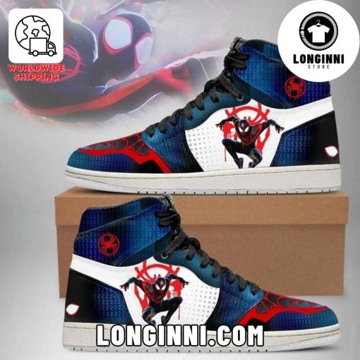Spiderman Miles Morales Custom Air Jordan Sneaker