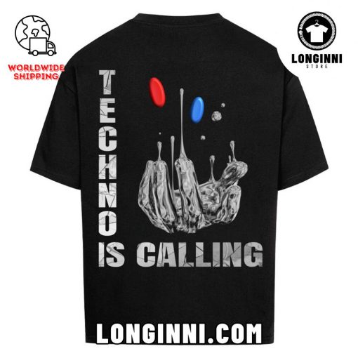TECHNO IS CALLING Oversize Shirt