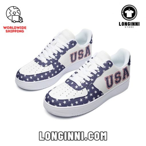 USA Flag Custom Blue Air Force Sneaker
