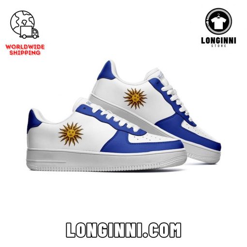Uruguay Flag Custom Air Force Sneaker