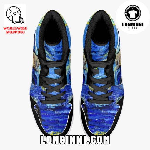 Vincent Van Gogh Self Portrait Cutom Air Jordan Sneaker