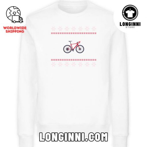 Cycling To Christmas Sweater Shirt