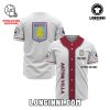 Aston Villa FC Custom Name Black-Blue Baseball Jersey