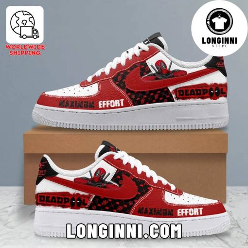 Deadpoo Wolverine – Maximum Effort Premium Air Force Custom Sneaker