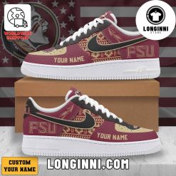 FSU Football Custom Name Air Force Sneaker
