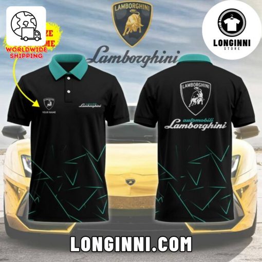 Lamborghini Polo Custom Name Polo Shirt