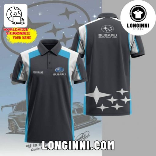 SUBARU Custom Name Polo Shirt