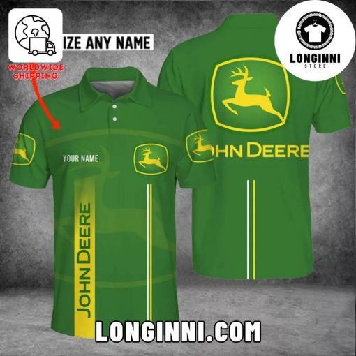 John Deere Custom Name Polo Shirt