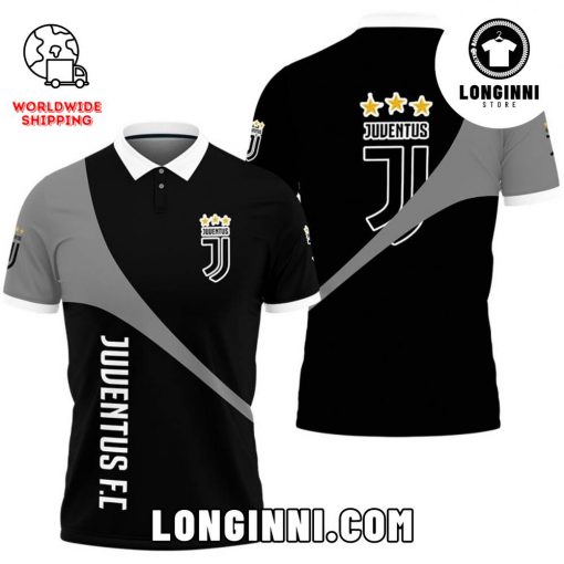 Juventus FC New Black-Grey Polo Shirt