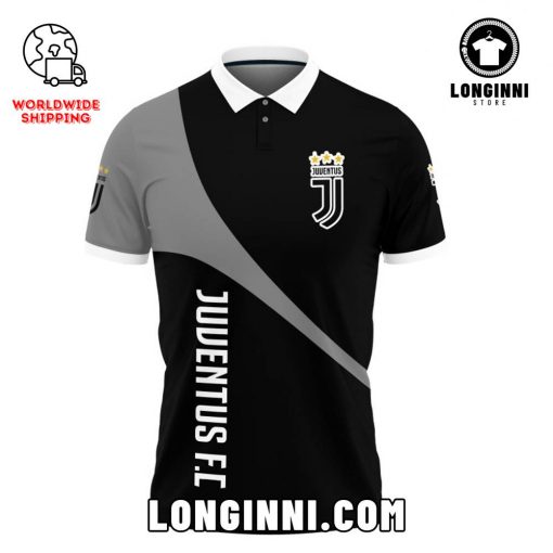 Juventus FC New Black-Grey Polo Shirt
