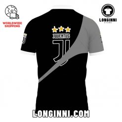 Juventus FC Neu Schwarz Grau Polo Hemd 3