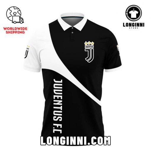 Juventus FC New Black-White Polo Shirt