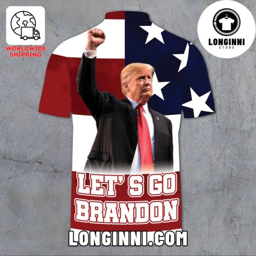 Lets Go Brandon Trump – Save America Polo Shirt