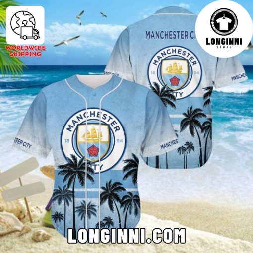 Manchester City FC Coconuttree Baseball Jersey
