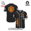 Manchester United FC Custom Name White-Red Baseball Jersey