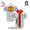 Manchester United FC Custom Name Black Baseball Jersey