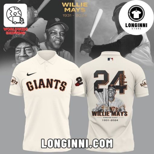 Willie Mays – San Francisco Giants – RIP Polo Shirt