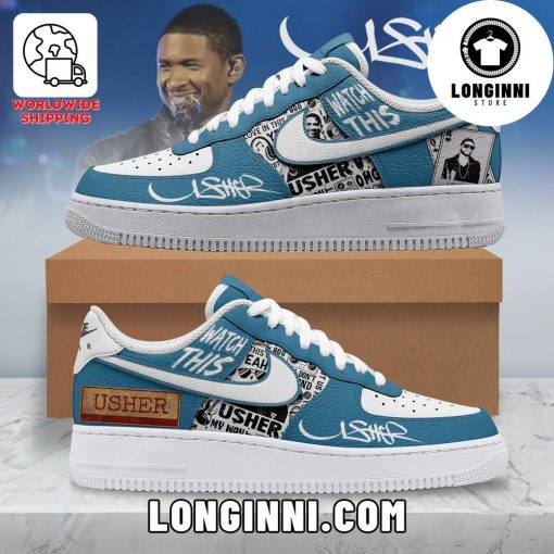 Usher Premium Custom Air Force Sneaker