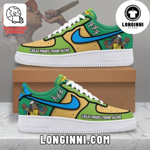 Ninja Wiz Khalifa – Great Minds Think Alone Special Edition Custom Air Force Sneaker