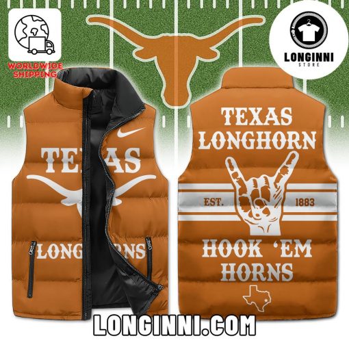 Texas Longhorns – Hook ‘Em Horns Puffer Jacket